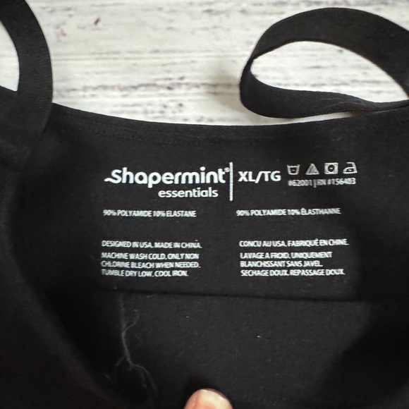 Shapermint Essentials All Day Every Day Shaper Tank Cami in Black - Size XL NWOT - Picture 2 of 5